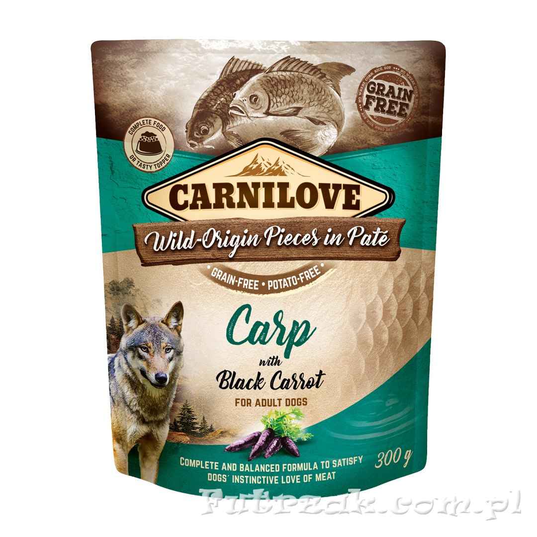 Carnilove Dog Adult Carp with Black Carrot/300g Carnilove Dog Adult Carp with Black Carrot/300g