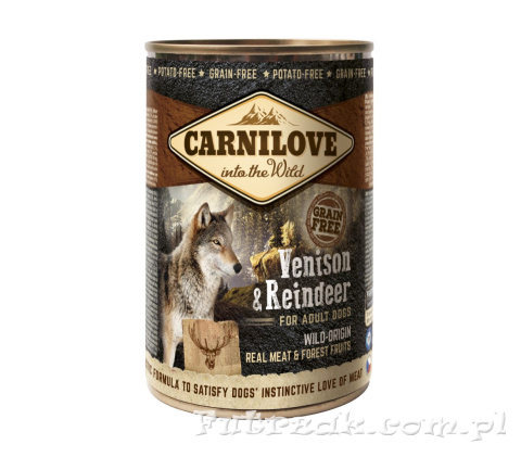 Carnilove Dog Adult Venison&Reindeer/400g