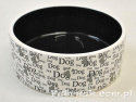 Miska ceramiczna z napisem Dog-Y2718