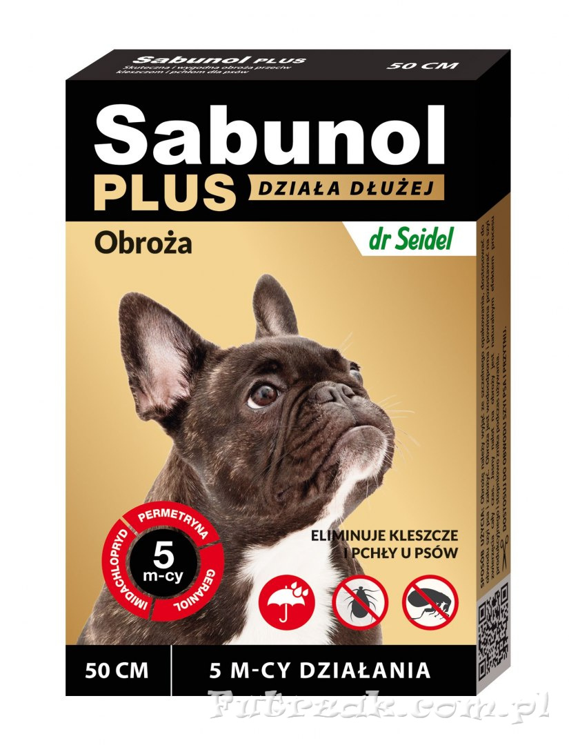 Sabunol PLUS - obroża dla psa 50 cm Sabunol PLUS - obroża dla psa 50 cm