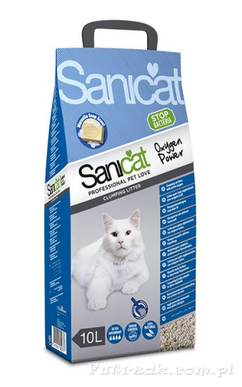 Sanicat Oxygen Power Clumping 10l Sanicat Oxygen Power Clumping 10l