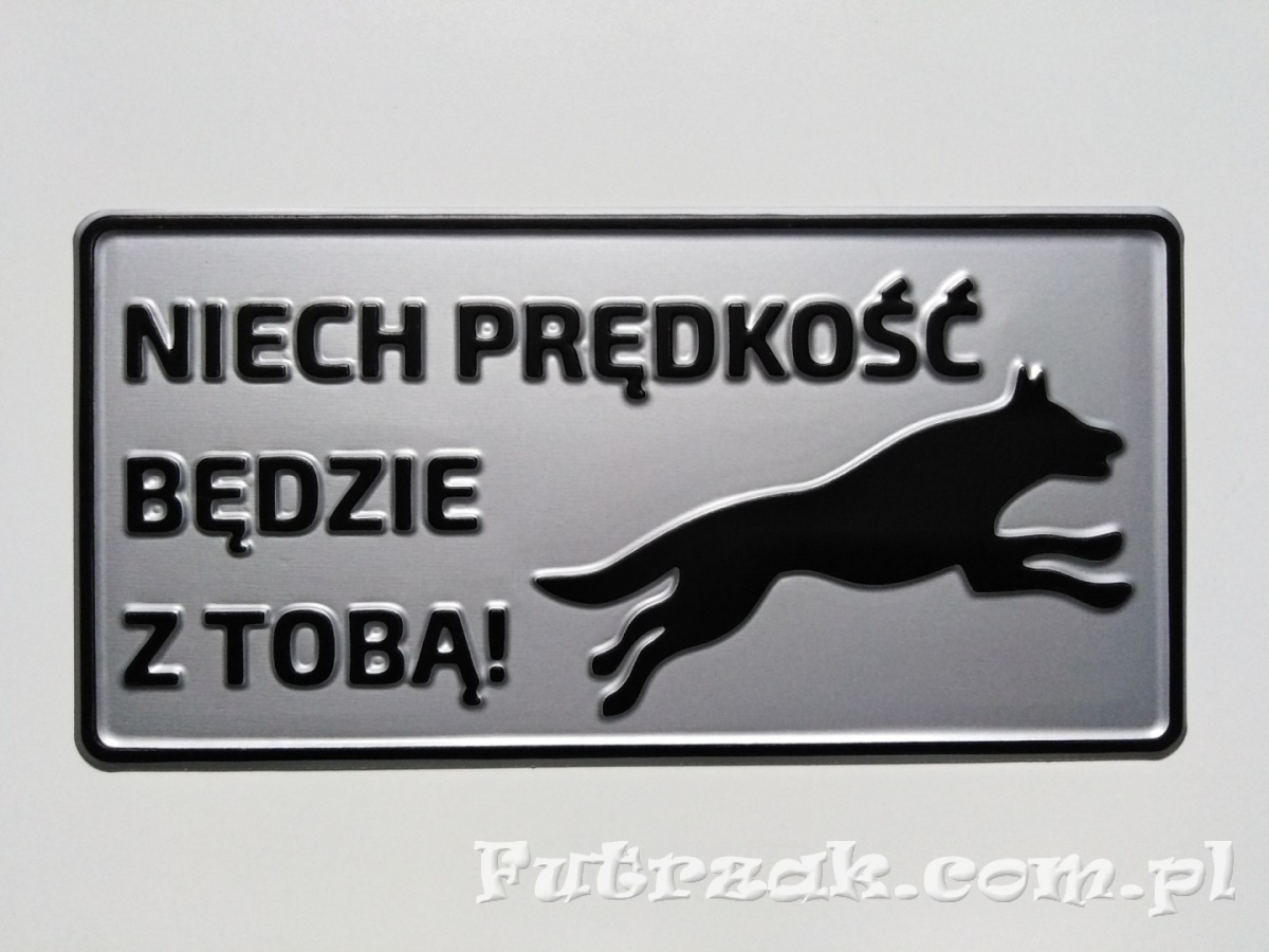 Tabliczka ostrzegawcza, metalowa-"NIECH PRĘDKOŚĆ..." Tabliczka ostrzegawcza, metalowa-"NIECH PRĘDKOŚĆ..."