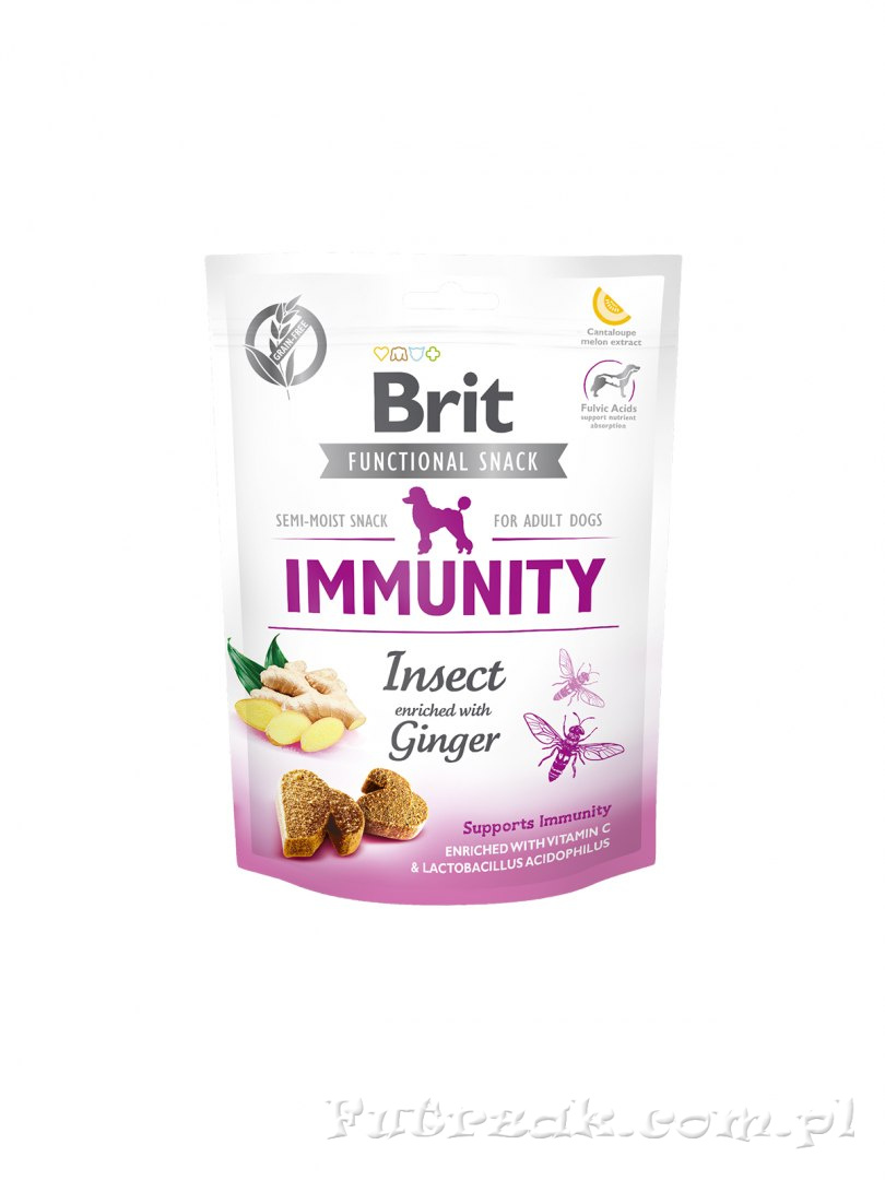 Brit Immunity Snack Insect with Ginger/150g Brit Immunity Snack Insect with Ginger/150g