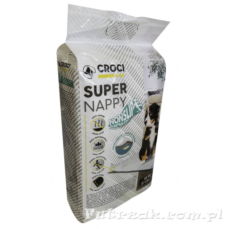 Podkłady SUPER NAPPY 57x84 cm/10szt. Podkłady SUPER NAPPY 57x84 cm/10szt.