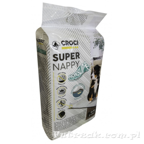 Podkłady SUPER NAPPY 57x84 cm/10szt. Podkłady SUPER NAPPY 57x84 cm/10szt.