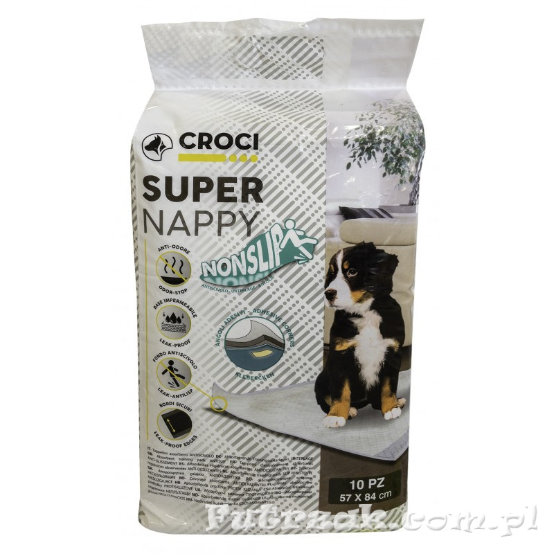 Podkłady SUPER NAPPY 57x84 cm/10szt. Podkłady SUPER NAPPY 57x84 cm/10szt.