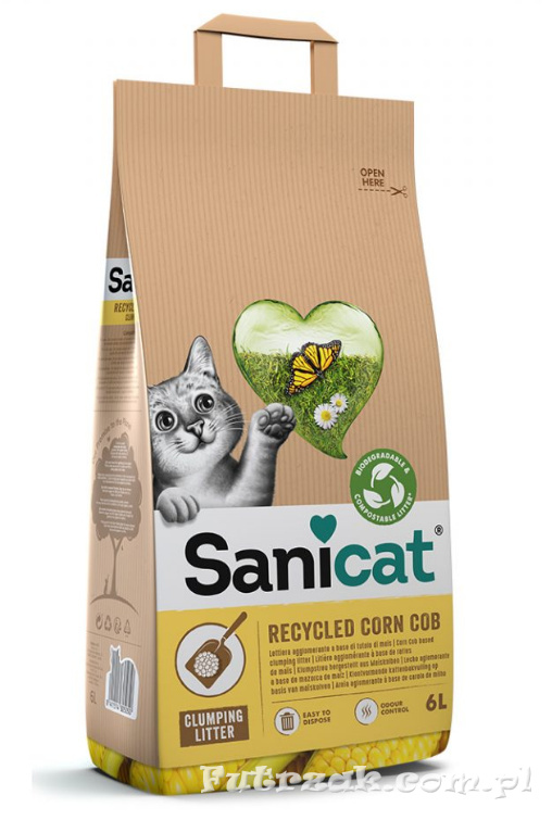 Sanicat Recycled Corn Cob 6l Sanicat Recycled Corn Cob 6l