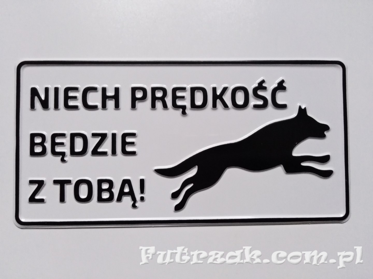 Tabliczka ostrzegawcza, metalowa-"NIECH PRĘDKOŚĆ..." Tabliczka ostrzegawcza, metalowa-"NIECH PRĘDKOŚĆ..."