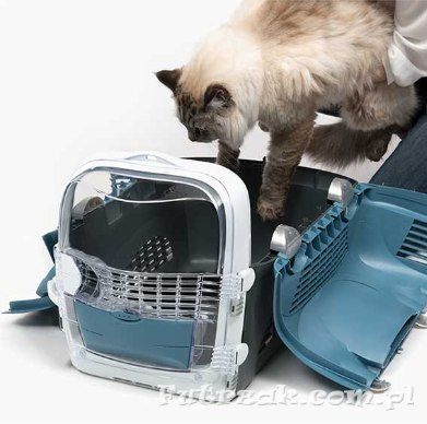 Transporter Catit Design Cabrio czerwono-szary Transporter Catit Design Cabrio czerwono-szary