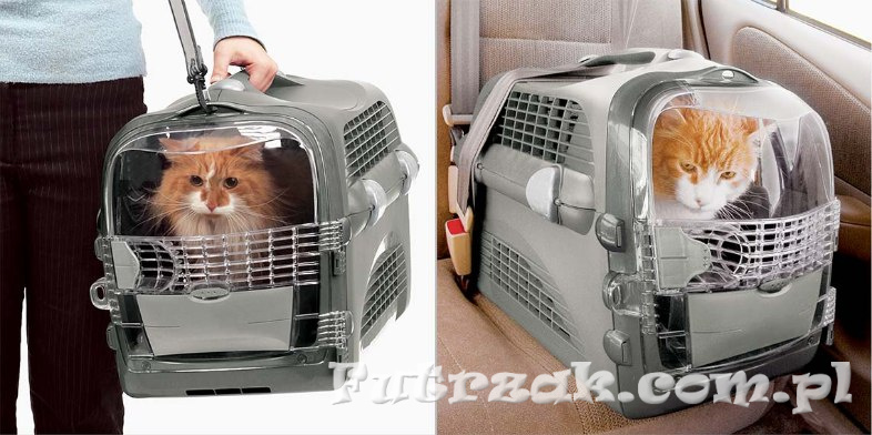 Transporter Catit Design Cabrio czerwono-szary Transporter Catit Design Cabrio czerwono-szary