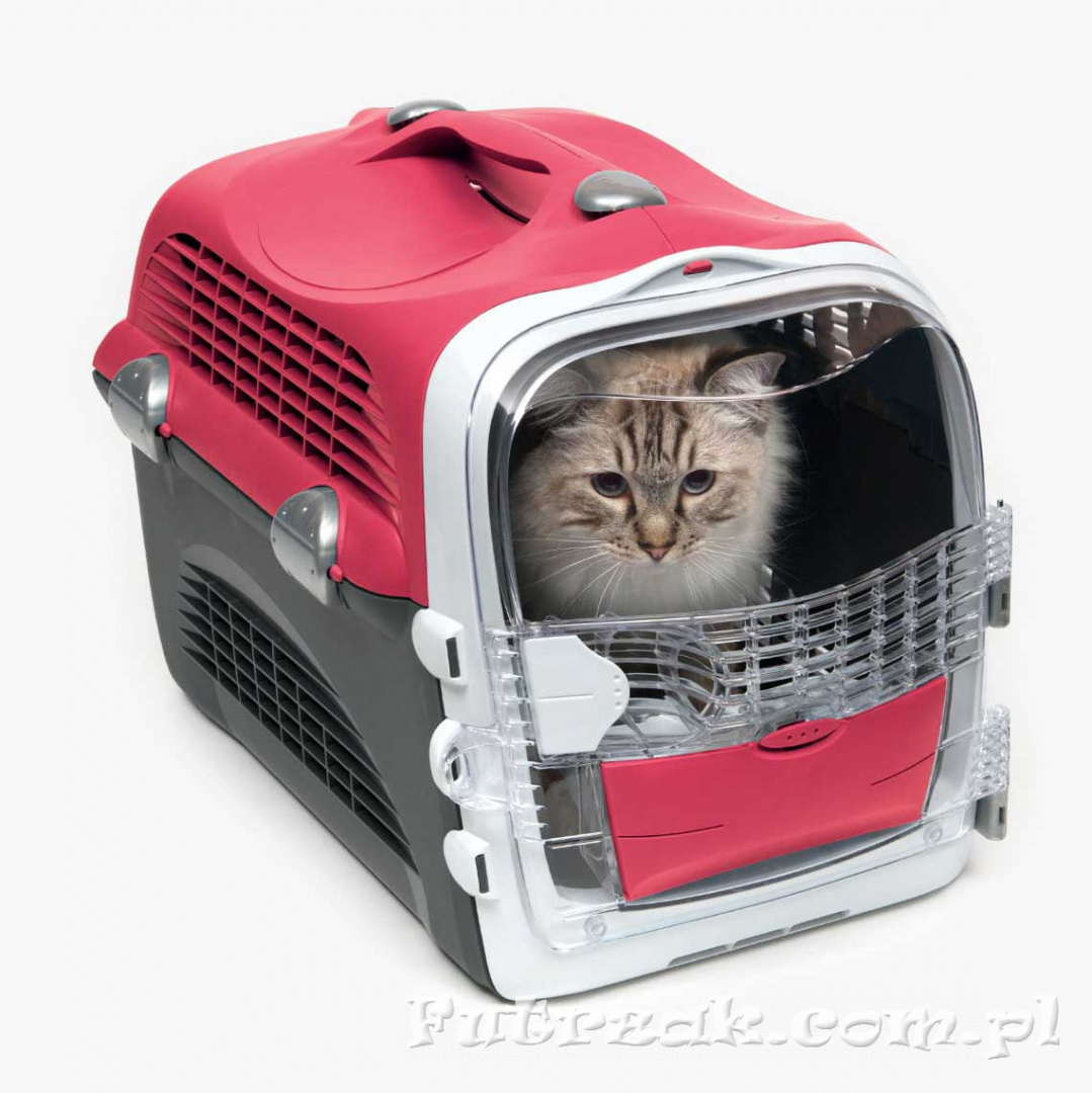 Transporter Catit Design Cabrio czerwono-szary Transporter Catit Design Cabrio czerwono-szary