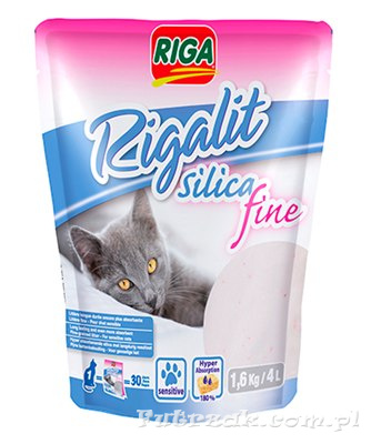 Żwirek silikonowy Rigalit Silica Fine 4l Żwirek silikonowy Rigalit Silica Fine 4l