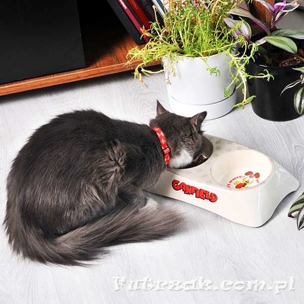 Miska podwójna z melaminy Garfield&Oddie 6502 Miska podwójna z melaminy Garfield&Oddie 6502