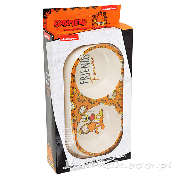 Miska podwójna z melaminy Garfield&Oddie 6501 Miska podwójna z melaminy Garfield&Oddie 6501