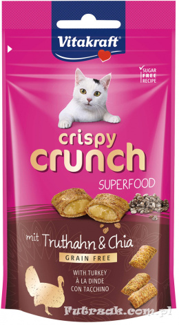 Vitakraft Crispy Crunch Indyk&Chia 60g
