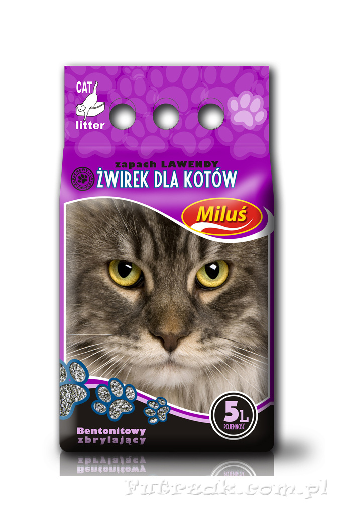 Żwirek Miluś/lawenda 5l Żwirek Miluś/lawenda 5l
