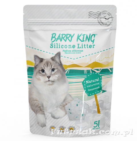 Żwirek silikonowy Barry King naturalny 5l