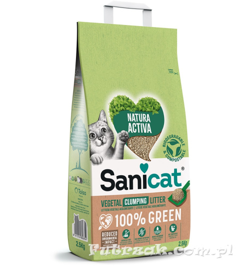 Sanicat Natura Activa żwirek roślinny 2,5kg