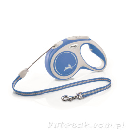 Smycz automatyczna New Comfort Cord 5m M/niebieska