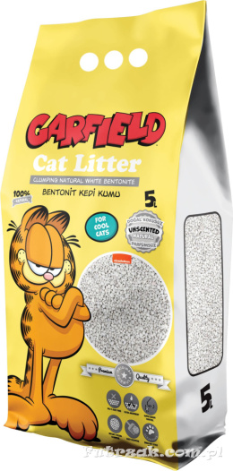 Żwirek Garfield bentonitowy naturalny 5l