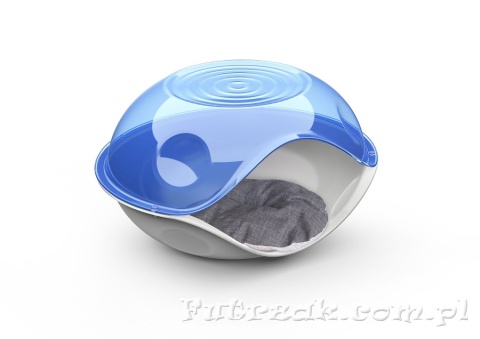 Budka DUCK z materacem/niebieska