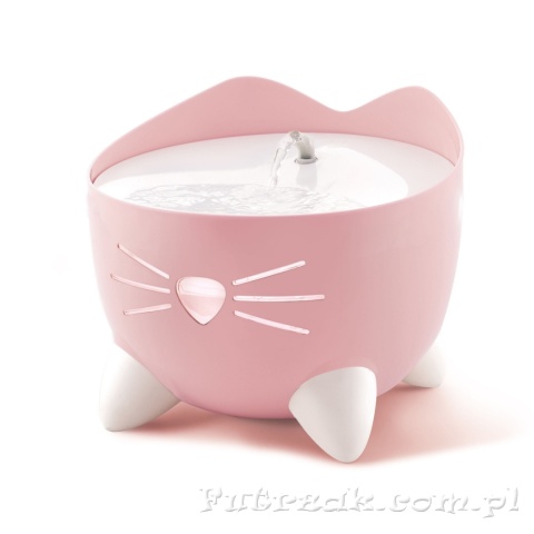 Catit Pixi Fountain Combo fontanna różowa dla kota+miska+filtry