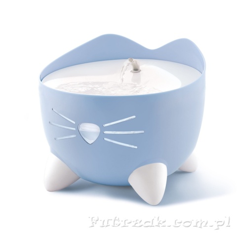 Catit Pixi Fountain Combo niebieska fontanna dla kota+miska+filtry