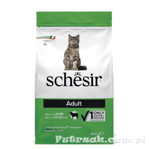 Schesir Original karma dla dorsłych kotów jagnięcina 400g