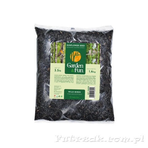 Nasiona słonecznika czarnego dla ptaków 1,6 kg