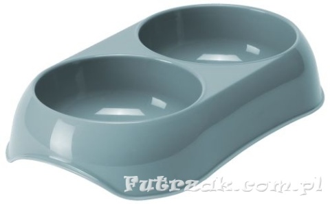 Miska podwójna Gusto 2x0,2l aqua