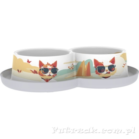 Miska podwójna Indy&Louise/2x350ml