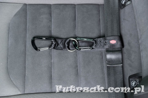 Pas z karabińczykiem do samochodu 30cm/38mm TX-12775