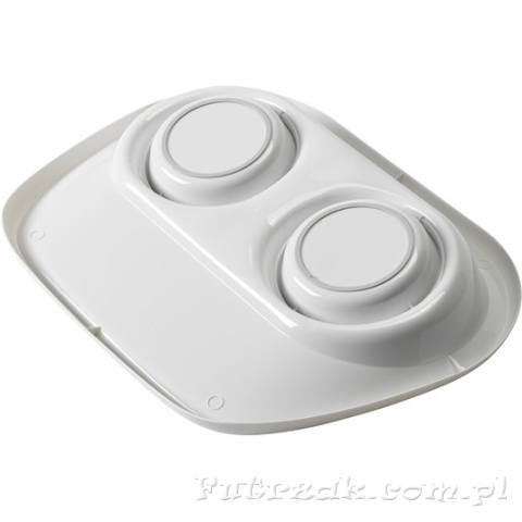 Podstawka z dwoma miskami 2x300ml dla kota małego psa