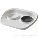 Podstawka z dwoma miskami 2x300ml dla kota małego psa