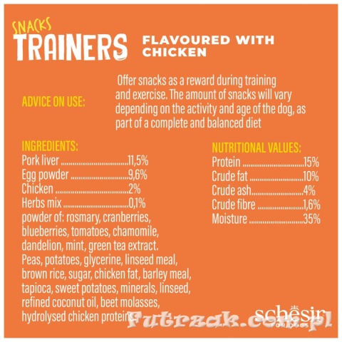 Schesir Dogs Trainers Soft and Chewy Chicken 113g